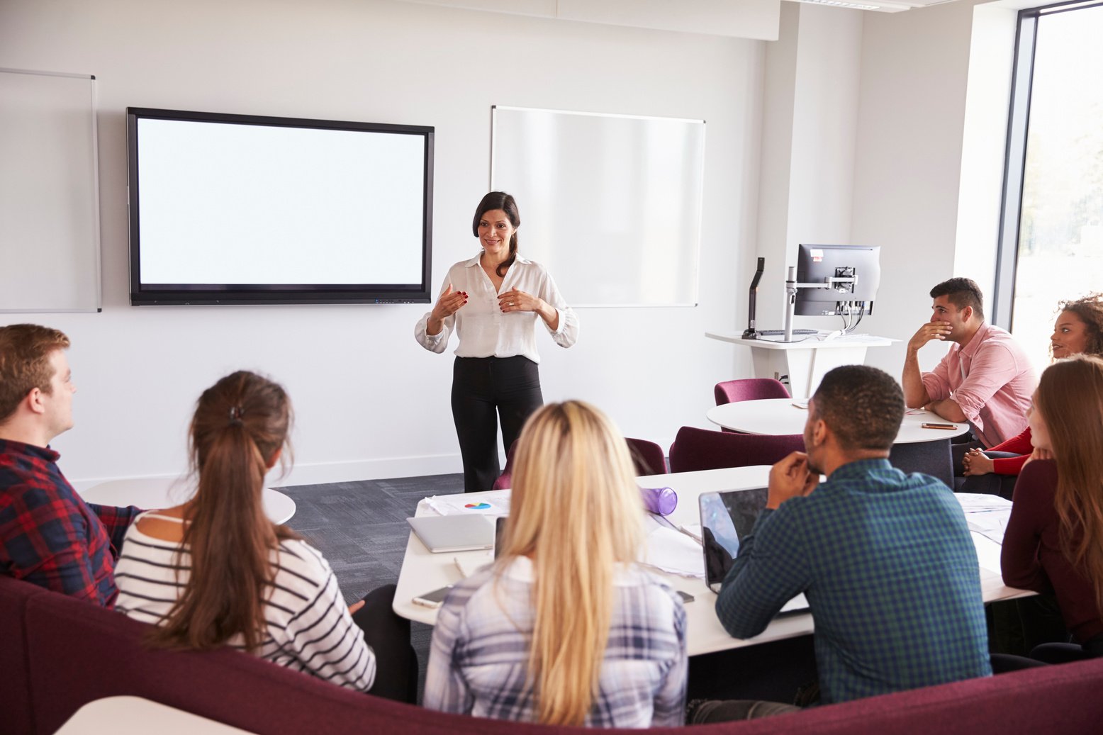 University Students Attending Lecture